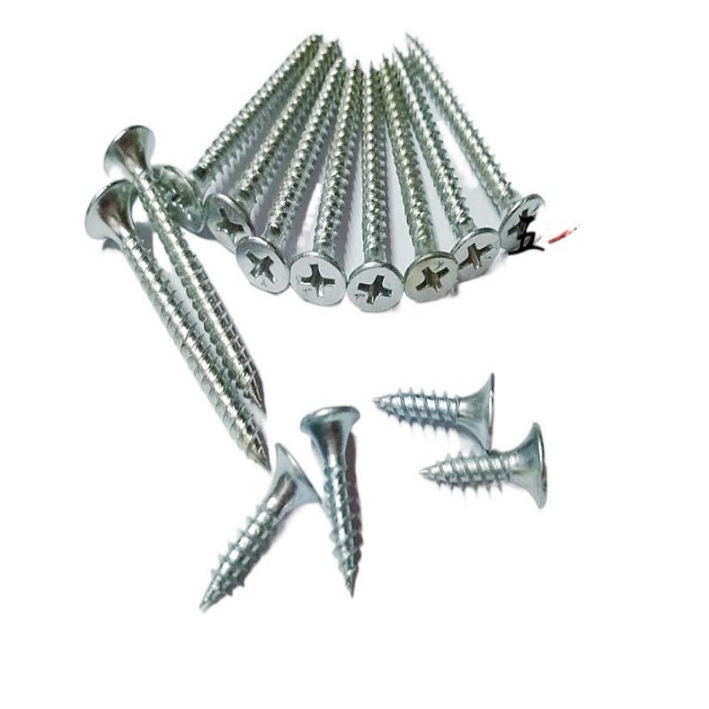3.5 Inch Galvanized High-Strength Self-Tapping Drywall Screws with Phillips Countersunk Head for Woodworking and Gypsum Board