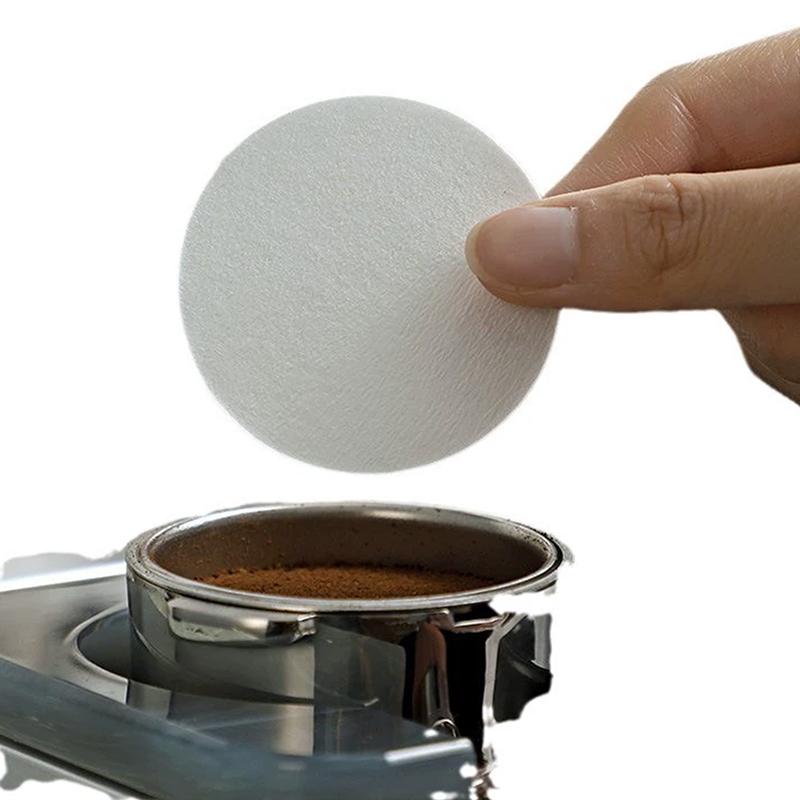 100Pcs Coffee Filter Paper Espresso Paper Filters 54/56/60/62/64/68MM Puck Screen For Portafilter Machine Tools