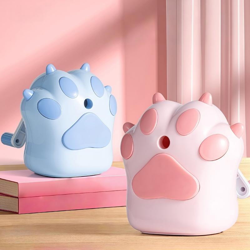 Cats Inspired Pencil Sharpener With Mechanism Large Storage Capacity For Students And Office