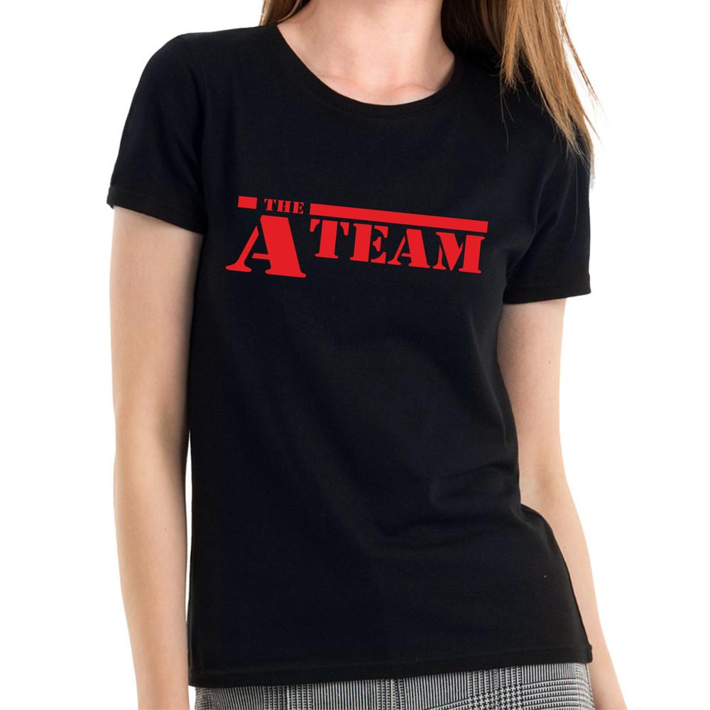 

The A-Team ATeam Retro Cult 80s 80s TV US Series Fan Lady Womens Girlie T-Shirt XL