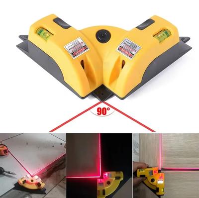 90° Infračervený laserový vodováha Vertikálna horizontálna projekcia línie Štvorcový laser pre obkladanie podláh Presný merací nástroj