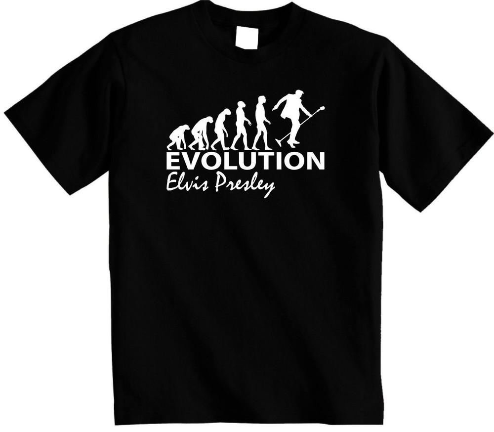 

Evolution of Elvis Presley t shirt Evolve of The King Jailhouse Unisex T-shirt 4XL