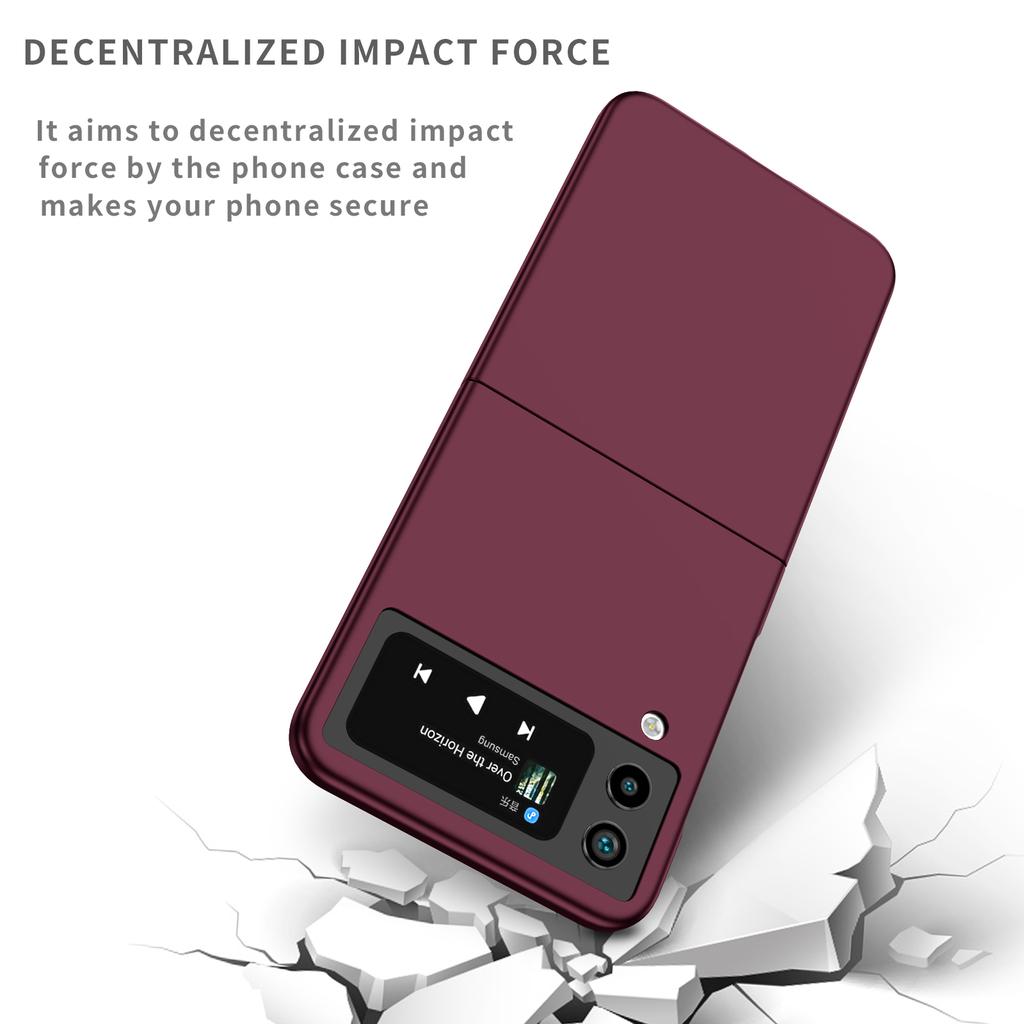 Anti -Scratch Comfortable Fashion Case For Samsung Galaxy Z Flip 4 5g Flip4 Flip3 Flip 3 Non -Slip Cover For Samsung Z Flip4