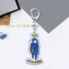 Funny Horrible Game R.E.P.O Keyrings for Accessories Bag Key Chain Ring Jewelry Fans Gifts Horror Keychain Llaveros