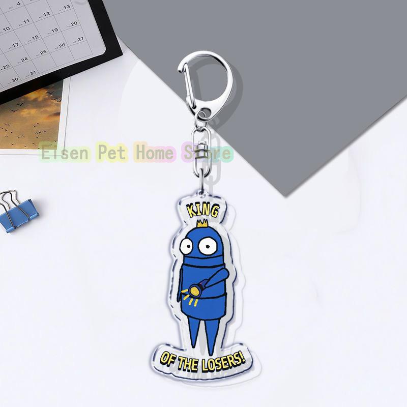 Funny Horrible Game R.E.P.O Keyrings for Accessories Bag Key Chain Ring Jewelry Fans Gifts Horror Keychain Llaveros
