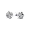 Authentic 925 Silver Gingko Leaf Mask Earrings For Women Fashion DIY Birthday Gift Jewelry Beautiful Accessories