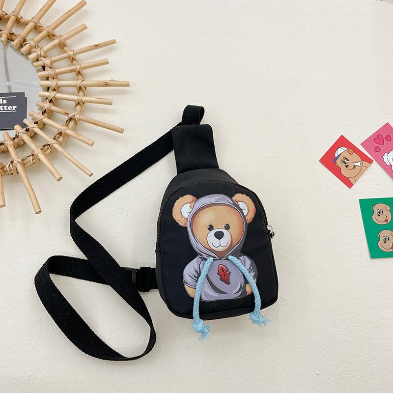 Adorable Bear Toddler Crossbody Bag Cute Kids Chest Bag Small Coin Pouch