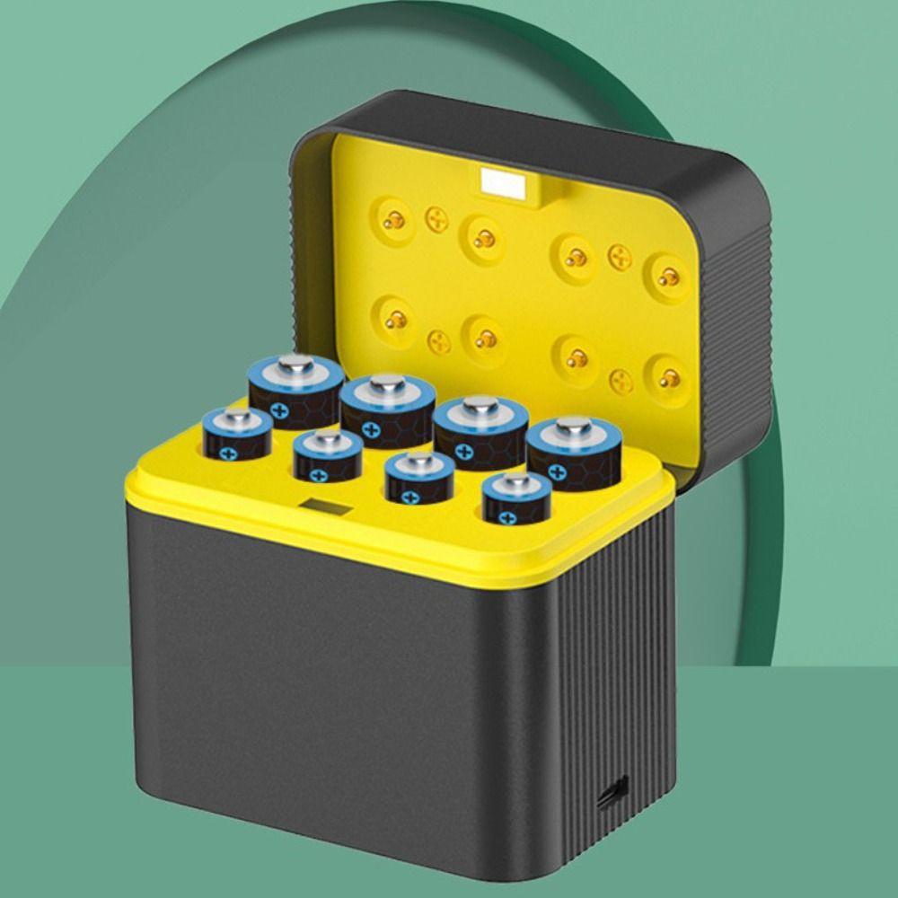 8 Slots Smart Battery Charger 1.5V Lithium Battery Charger For 1.5V AAA/AA Lithium Batteries