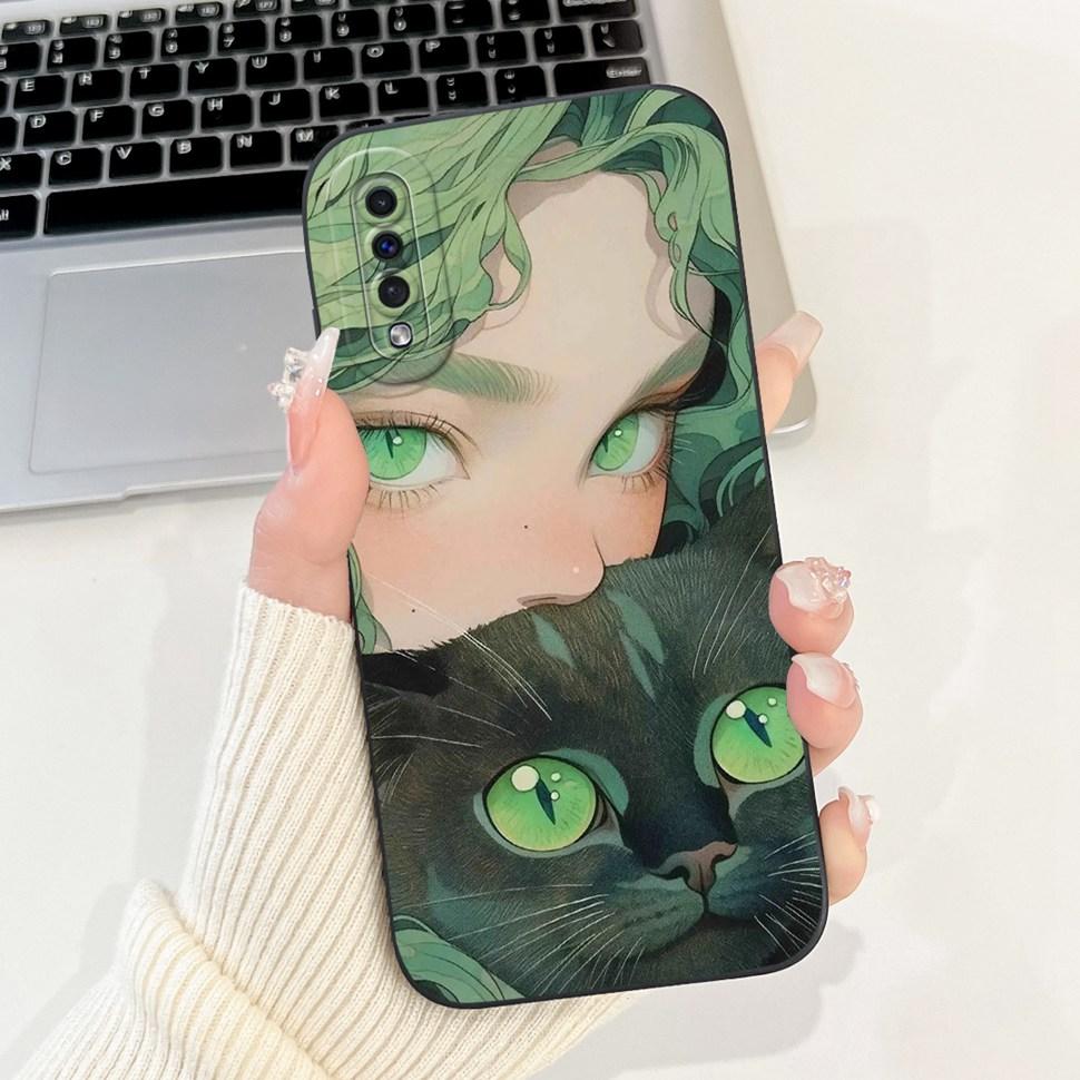 Protector Cover For Samsung Galaxy A50 Case Floral Animals Silicone Soft Coque for Samsung A50 SM-A505FN Case Phone Bags