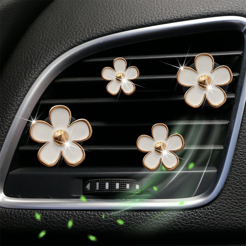 Cute Flower Car Air Vent Clip For Air Conditioning Vents And Interior Decoration