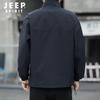 JEEP SPIRIT Men's Stand-Collar Casual Jacket