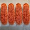 13x6 Lose Deep Wave Orange Ingwer Spitzenfrontal Perücke Echthaar 13x4 Lockige Spitzenfront Perücke 350 Farbige Orange Lockige Echthaar Perücke
