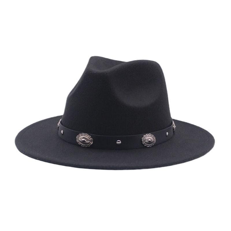 Cowboy Hat With Chain And Starry Sky Compass For Western Style Men And Women