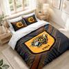 Bedding Set 1 Duvet Cover 2 Pillowcases Hull FC Print Bedroom Home Decoration