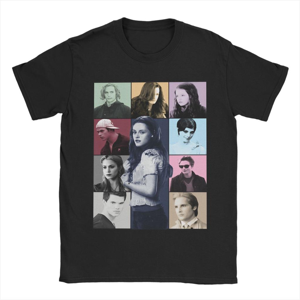 Creative Edward Cullen Vintage 90s Twilight TShirts for Unisex O Neck Pure Cotton T Shirt Short Sleeve Tee Shirt Clothing