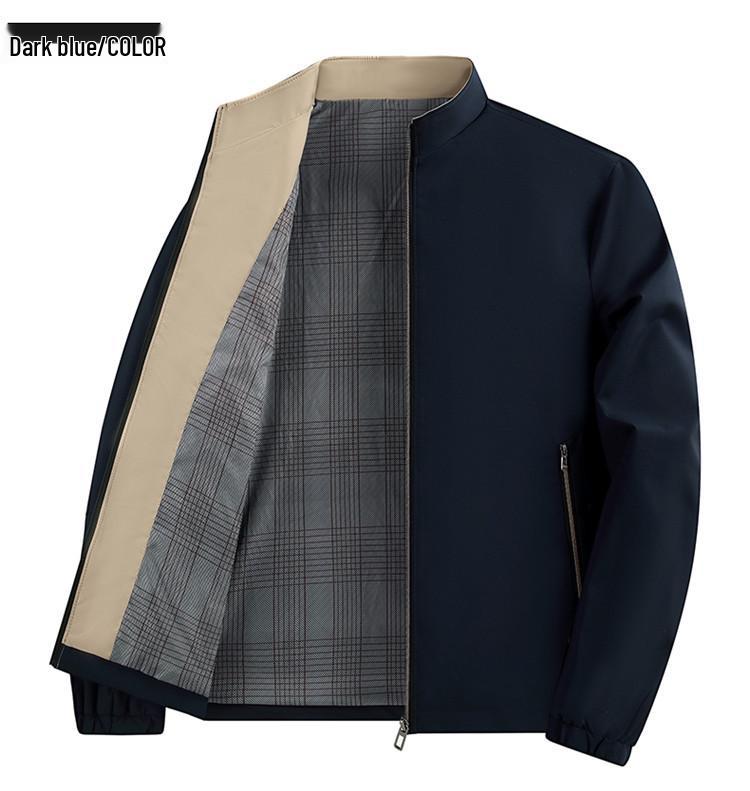 Herbst 2025 Herren Business Casual Jacke mit Stehkragen