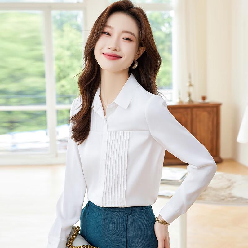 Women's Elegant French Style Long-Sleeve Shirt