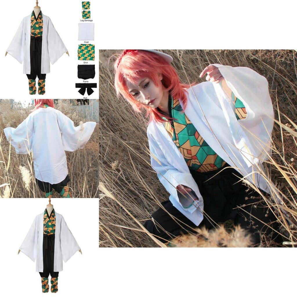 Demon Slayer Kimetsu No Yaiba Sabito Cosplay Kostüm Exquisites Kimono Umhang Set Für Fans