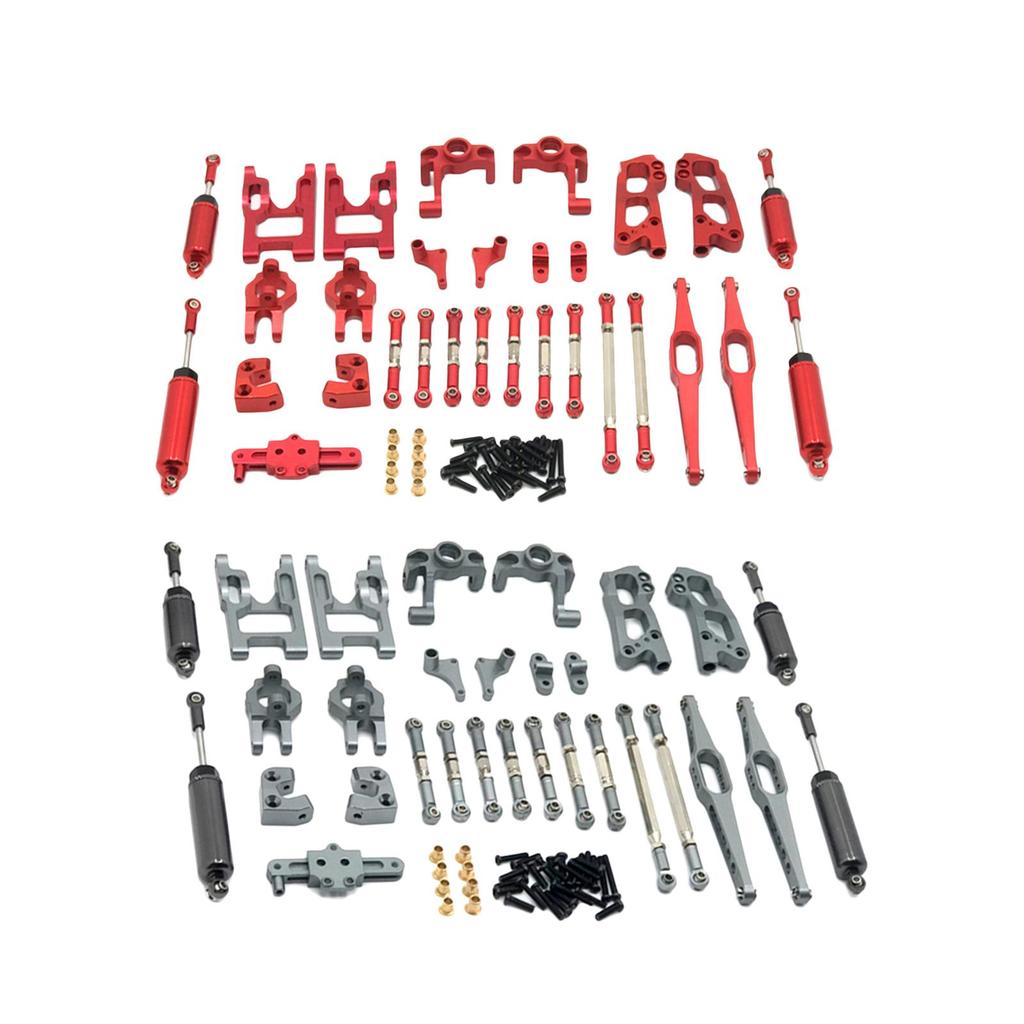 1:12 RC Metal Complete Kit Spare Front Rear Shock Absorber Steering Cups for Wltoys Fy-01 02 03 RC Car Trucks Model Buggy