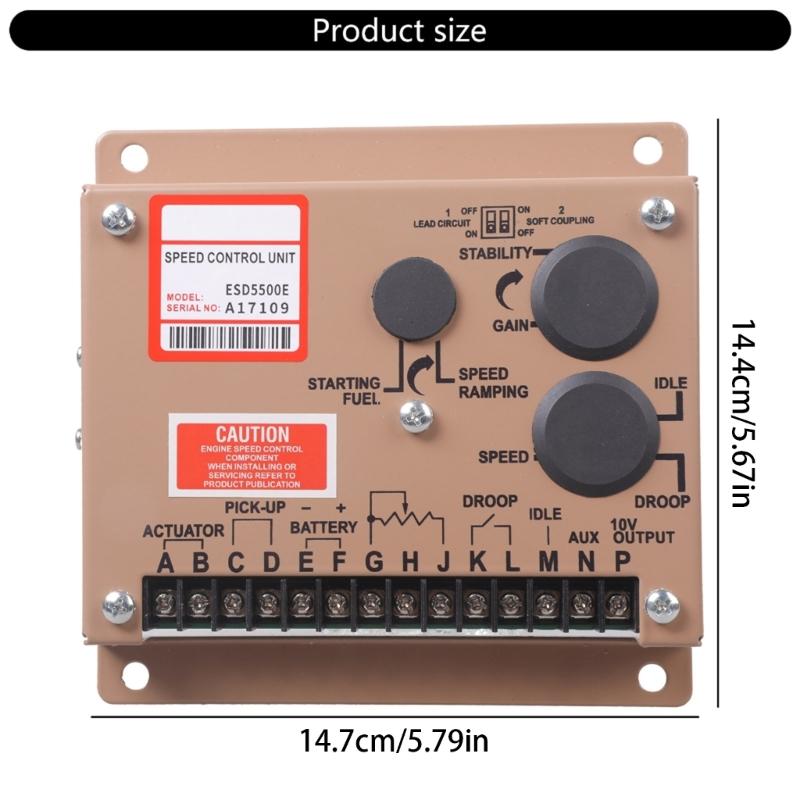 Speed Controller Unit ESD5500E Efficient Suitable For Diesels Generator With Real Time Monitoring And Precise Adjustment