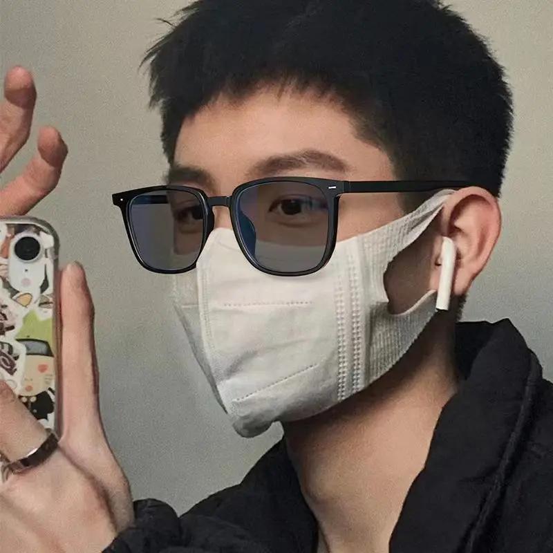 Vintage Women Pochromic Glasses Men Unisex Outdoor Ultralight Color Changing Myopia New Fashion Square Sunglasses 0-1.0-4.0