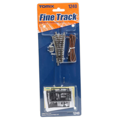 TOMIX N Gauge Electric Y-Shaped Points N-PY280-15 F 1240 Model Train Supplies
