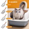 Cat Litter Scooper with Ergonomic Wooden Handle Reusable Hollow Mesh Design Multifunctional Pet Poops Shovel Cleaning Tool
