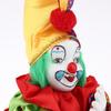 Porzellan Clown Puppe Hängender Fuß Harlekin Ausstellungsornament, H