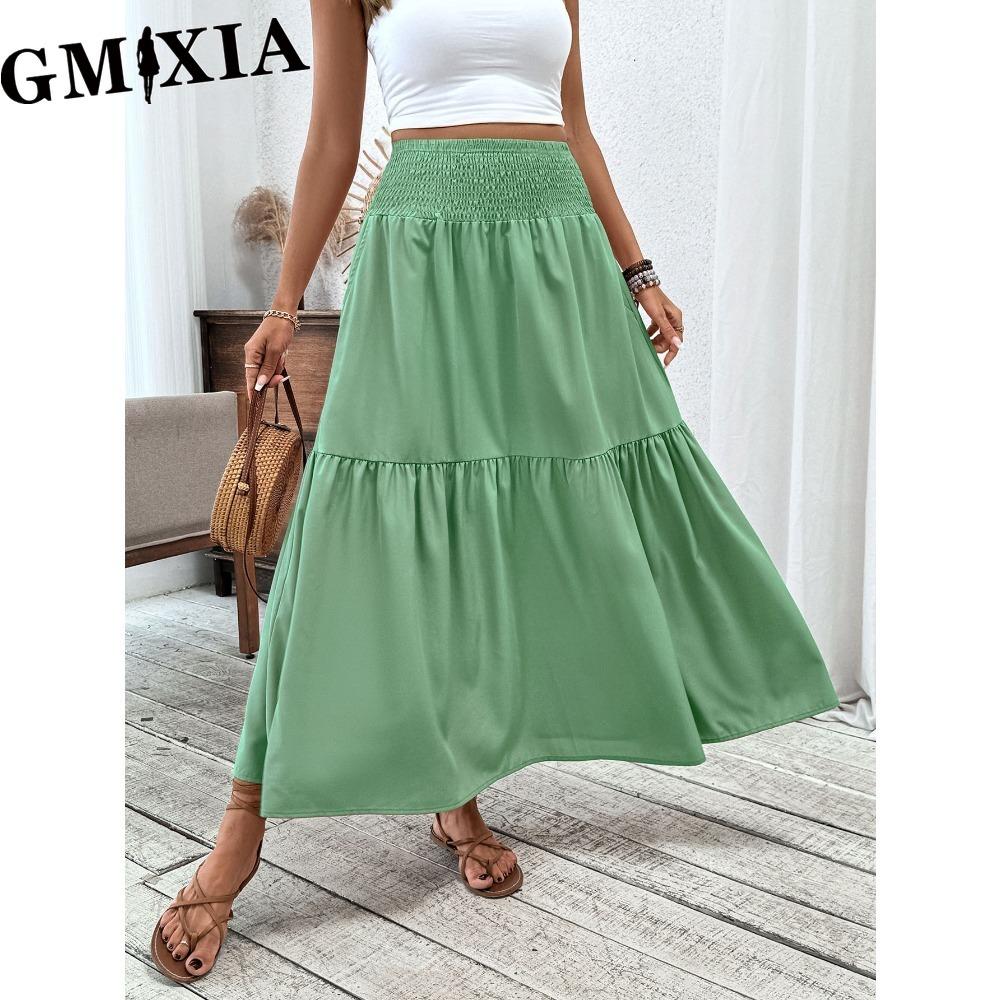 GMXIA Women's Fashion Leisure Casual Summer Spring Skirt