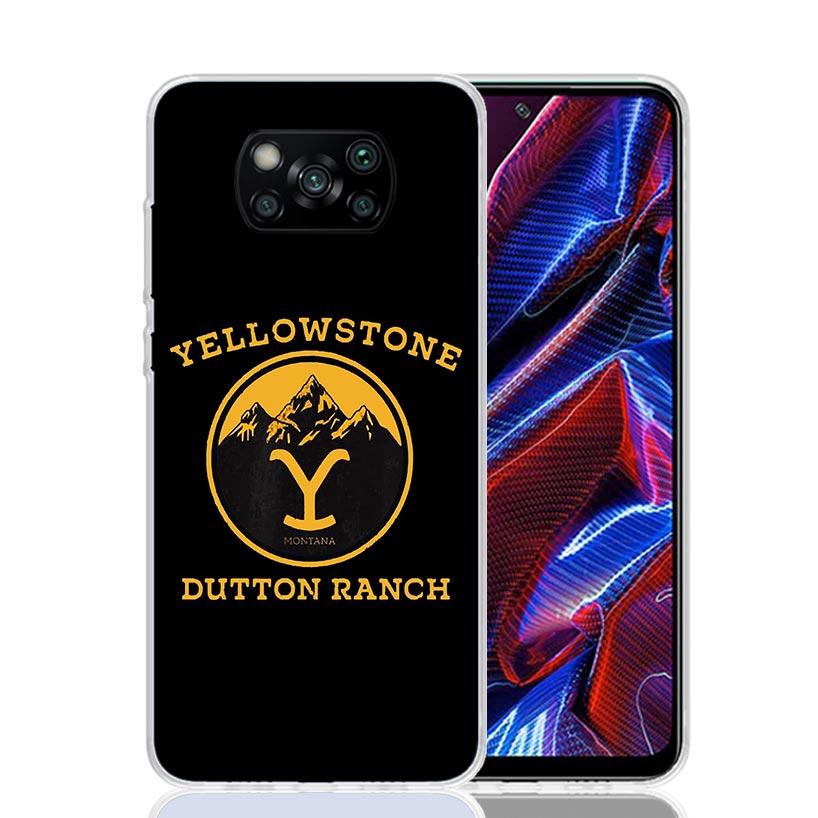 Yellowstone TV Show Phone Case For Xiaomi Poco X7 X6 X5 Pro F7 Ultra Redmi 15C 15 13 13C 12 12C 10 10A 10C 9 9A 9C 9T Cover Poco