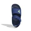 Adidas Junior Adilette Sports Boys and Sizes Team Royal Blue cm Sandals, Girls, 17-22cm, LWS09, Blue/Green Sparkle/Dark (ID2626), 19.0
