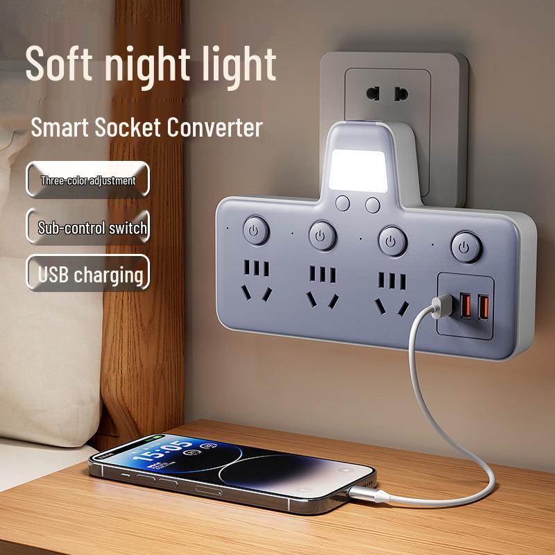 USB Wireless Konverter & Multifunktionale Steckdosenleiste mit unabhängigem Zeitschalter