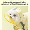 Waterproof Dog Rain Cloak Reflective Small Dog Clothes Stylish Four Leg Raincoat  Corgi