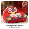 Lion-Dance Themed Pet Bed Supportive Dog Sofa Stylish for Bedrooms