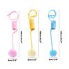 Colorful Cat Spring Toy, for Indoor Swatting Biting Hunting Exercising Furry Toy Funny Plush Coils with Pompon