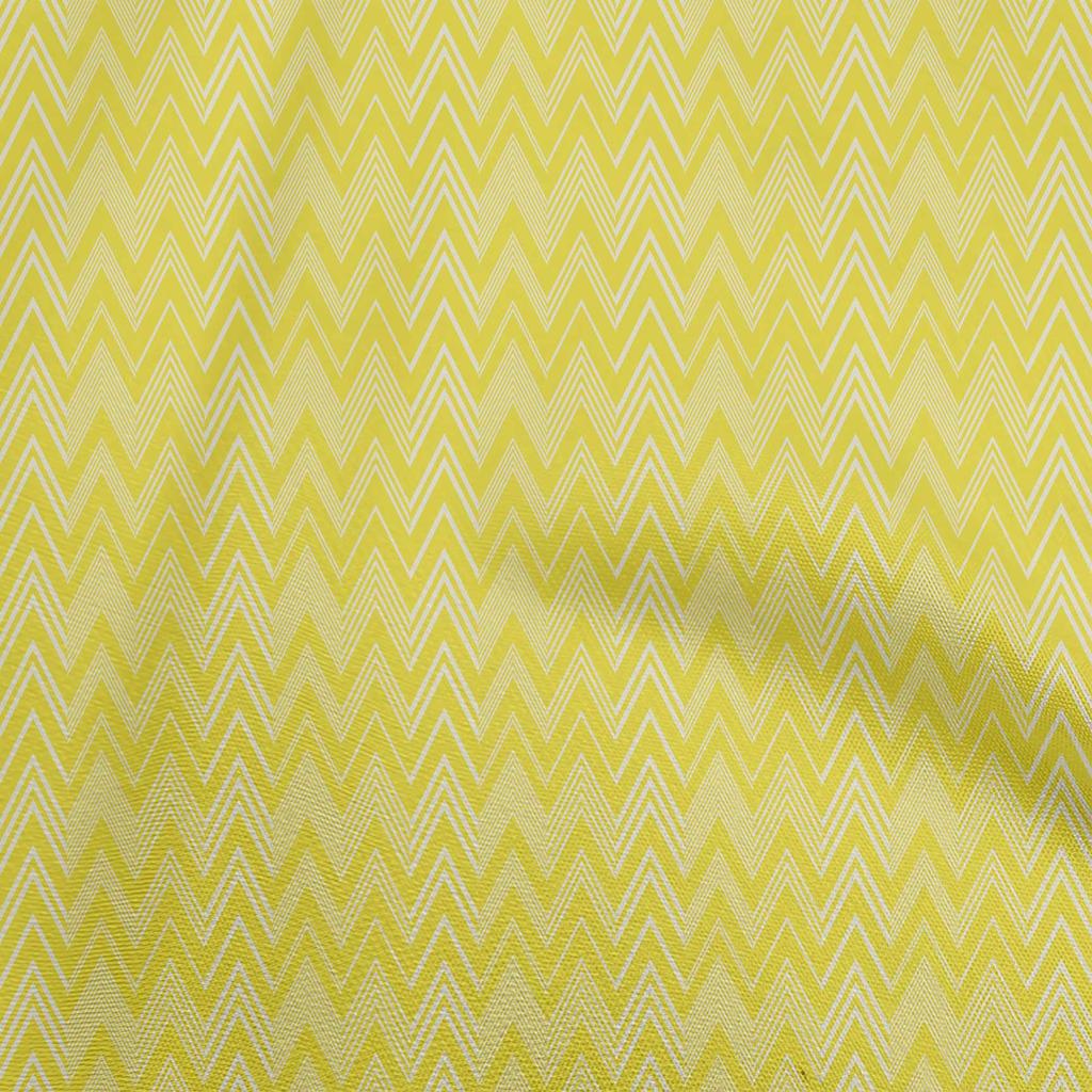 oneOone Tkanina bawełniana Flex Brown Chevron Craft Projects Decor Fabric drukowana na jardy 40 cali