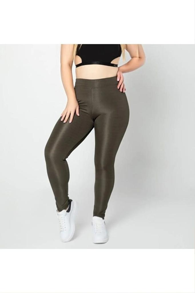 Women's Style Plus Size Leggings Big Size Shiny Disco Tights