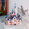 Honey Pink Castle Model Kits Micro Mini Building Blocks for Adults Princess Castles Gift Architecture Bricks Entertainment Toys