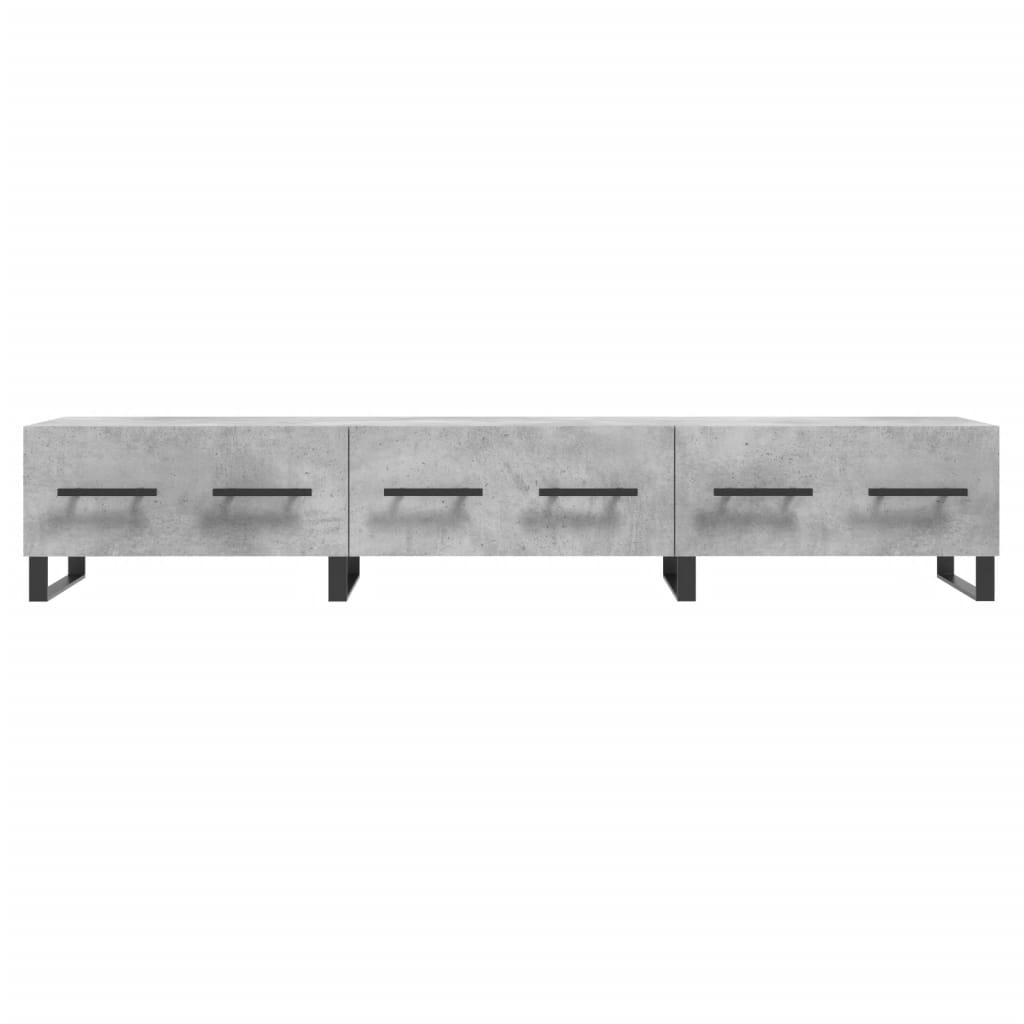 TV Stand Concrete Grey 150 x 36 x 30 cm Particleboard