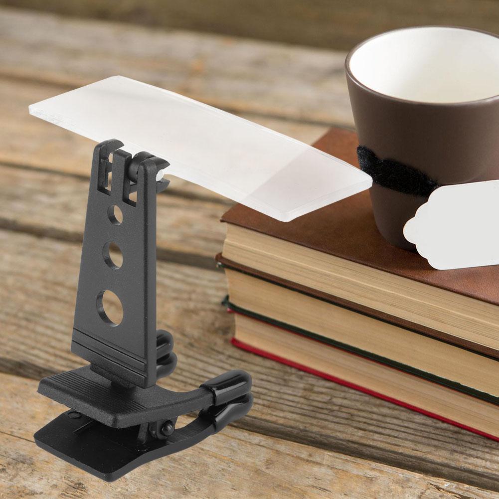 Aufstecklupe 1,5x 2,5x 3,5x Vergrößerung Kunststoffgehäuse Aufsteckbrillen-Typ Lupe Vergrößerungsglas Kunststofflupe