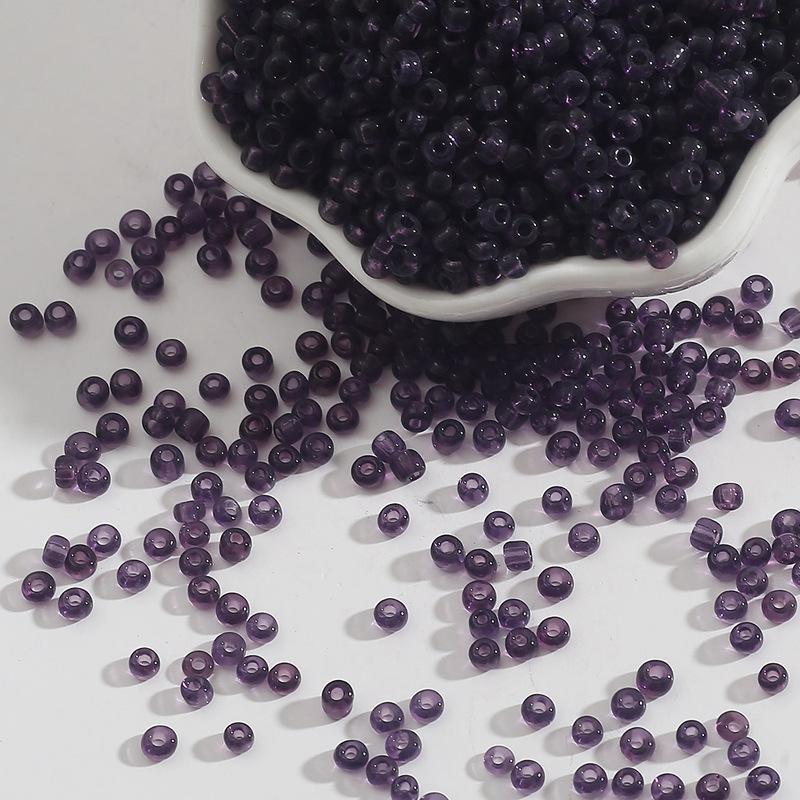 Transparent Glass Rice Beads Loose Beads Beading Accessories Handmade Diy Bracelet Hairpin Jewelry Materials Beads for Jewelry Making
