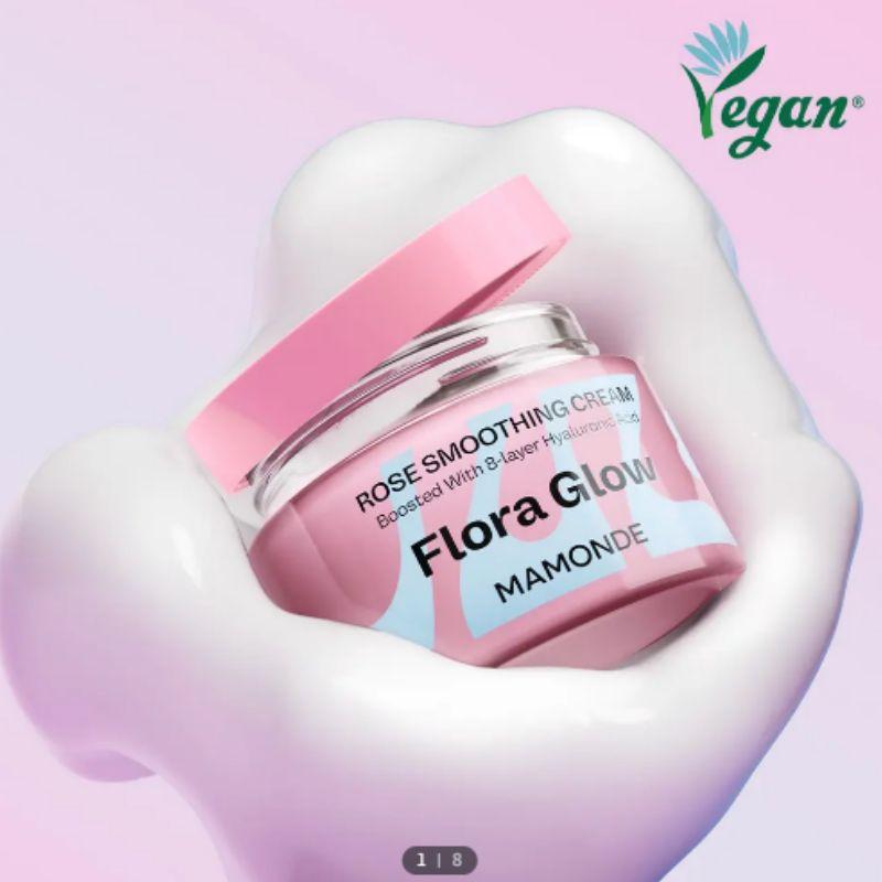 Mamonde Flora Glow Rose Smoothing Cream 50ml