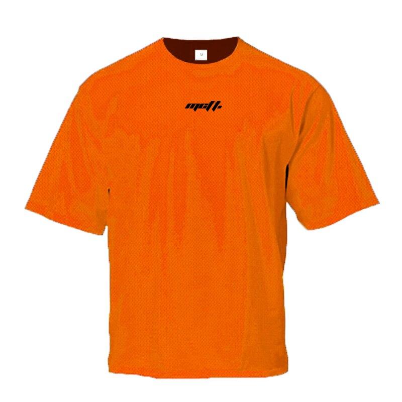 Muscleguys Volné prodyšné tričko Letní pánské kulturistické sportovní polorukávy