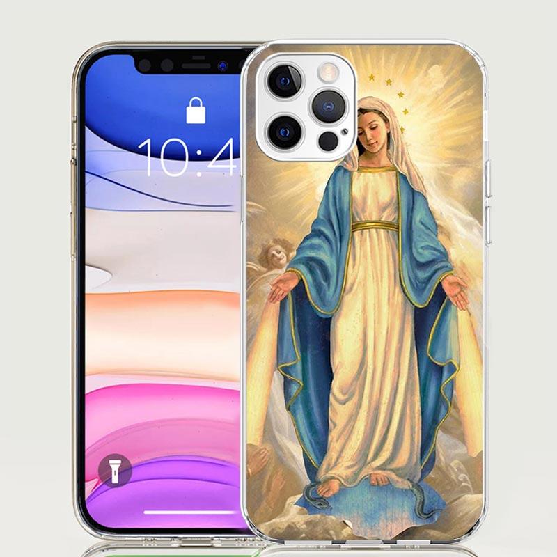 Jungfrau von Guadalupe Jungfrau Maria Handyhülle für Apple iPhone 17 Air 16 15 Plus 14 + 13 Mini 12 11 Pro Max 7 8 SE 16Max Weiche Hülle