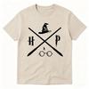Harry Potter Glasses Moving Logo Funny Graphic T-shirt, Unisex Fashion High Quality Short Sleeve Women And Men T-shirt