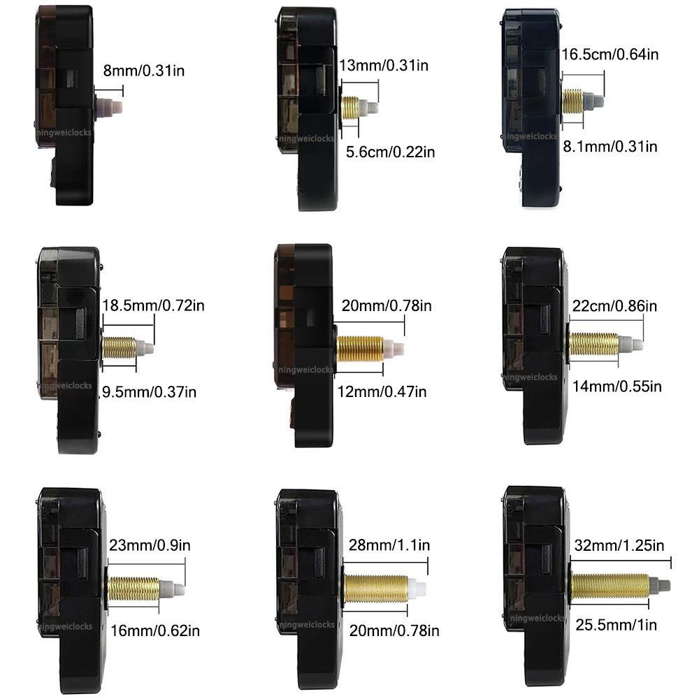 Ceas de scanare Mecanism Indicator din lemn Piese pentru ceas de perete Mișcare silențioasă a ceasului