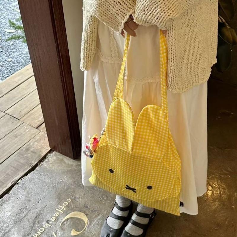 Cartoon Single-shoulder Versatile Commuter Handbag, Fashionable, Versatile and Cute Tote Bag