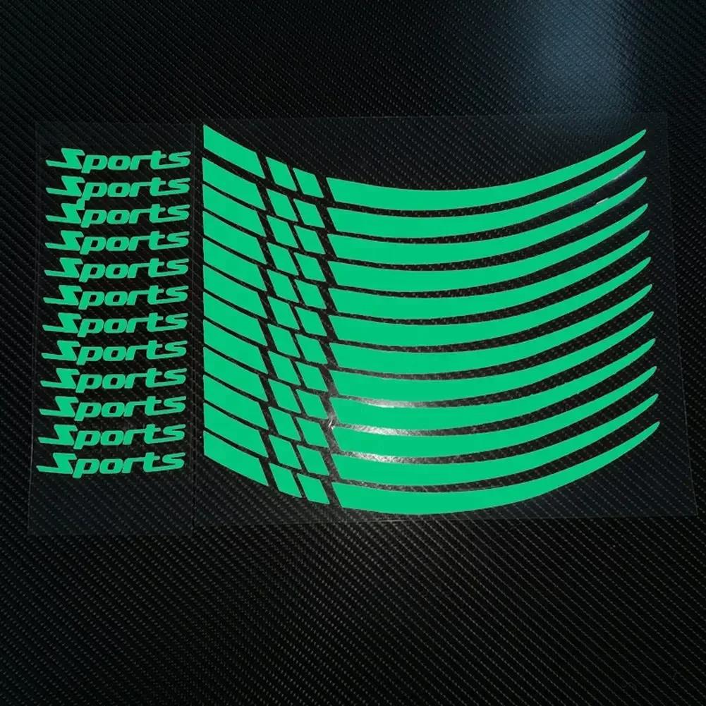 Motorcycle Wheel Rim Stripe Wheel Decal Tape Sticker 1821 Inch Sport Wheel Decals Road Bike Reflective Sticker