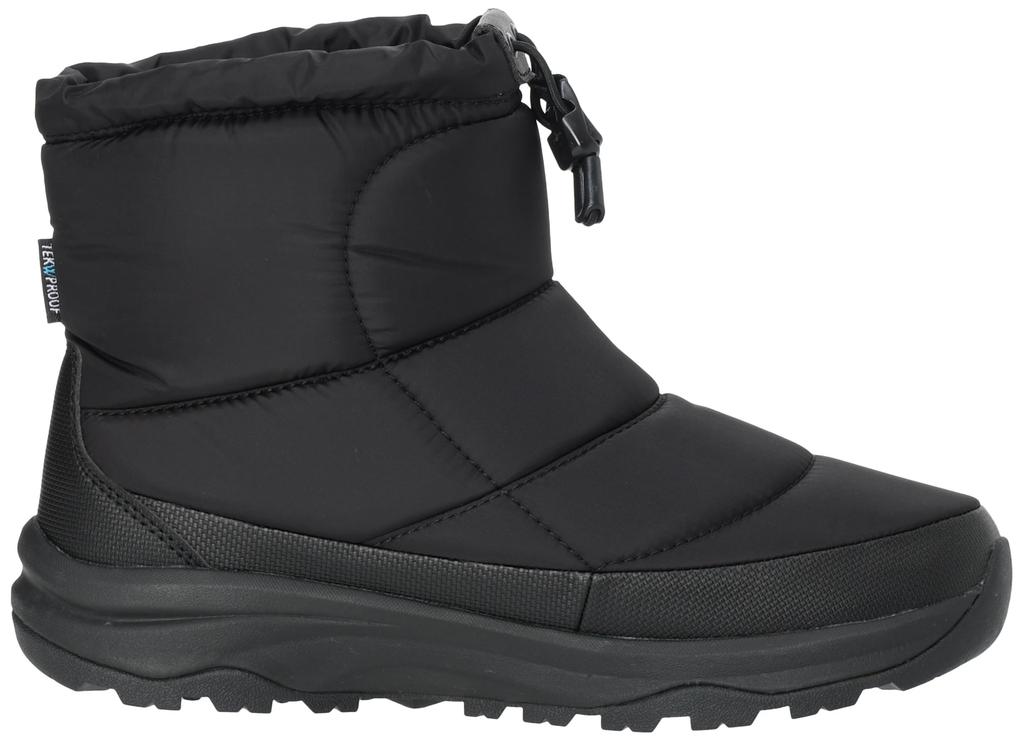 The North Face Nuptse Bootie WP Logo TNF Größe 9 Kurz, Schwarz/TNF Weiß,