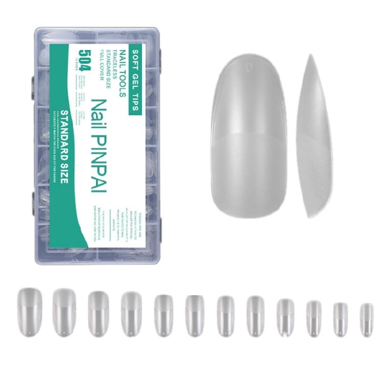 Nail 504pcs Tipssoft Matte False Gel Nail Tips Full Cover Acrylic False Nail Tips Press On Nail For Home Nail Salon